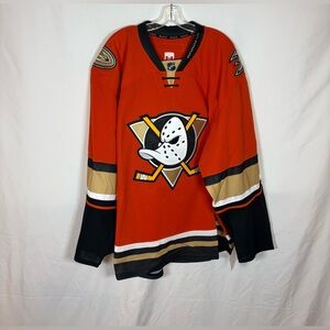 Reebok MiC Anaheim Ducks Alternate Made In Canada Team Issued Hockey Jersey 58